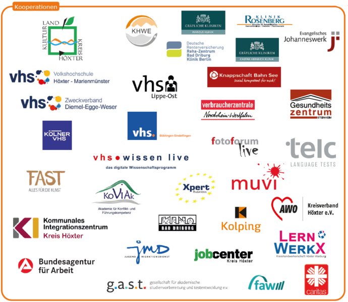 Logos diverser Unternehmen