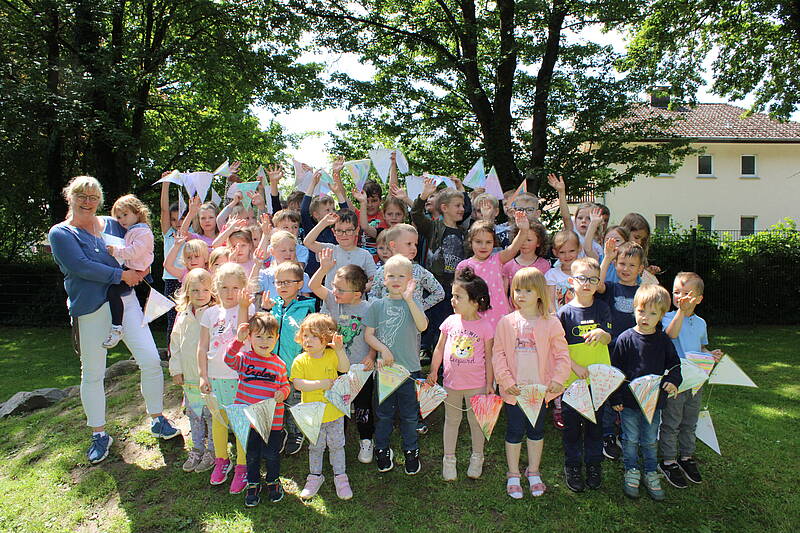 Gruppenbild der Kita